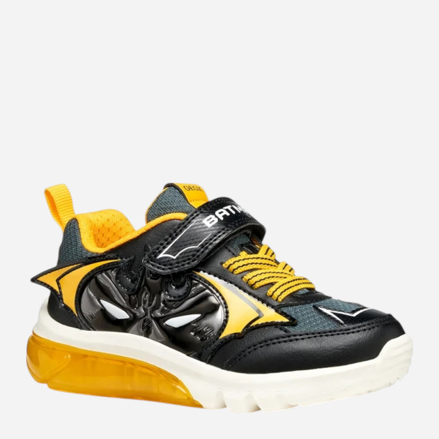Buty sportowe chłopięce na rzepy świecące Geox J Ciberdron Boy J56LBC-0BC14-C0054 32 Czarne (8058192456039) - obraz 2