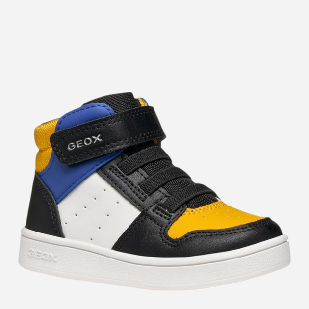 Дитячі високі кеди для хлопчика Geox B Eclyper Boy B465LA-000BC-C9241 24 Чорні (8058192459535) - зображення 2