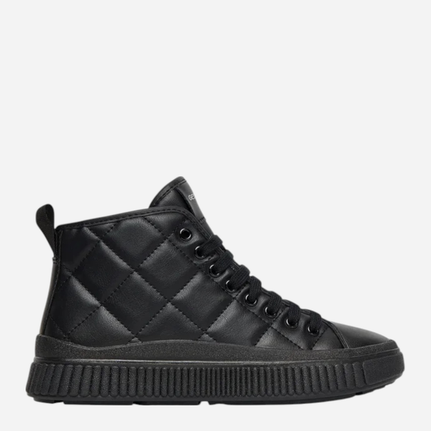 Sneakersy młodzieżowe dziewczęce wysokie Geox J Laquinny Girl J56M3F-000BC-C9999 35 Czarne (8058192519987) - obraz 1