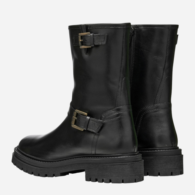 Kozaki damskie skórzane Geox D Iridea D56HRK-00043-C9999 36 Czarne (8058192474361) - obraz 4
