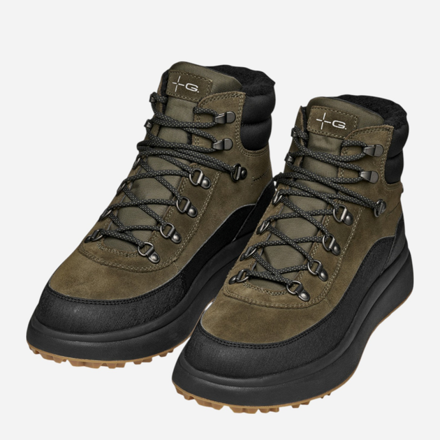 Trzewiki męskie skórzane Geox U Granito + Grip B A U46FZD-022BC-C0498 42 Khaki (8058192391279) - obraz 6