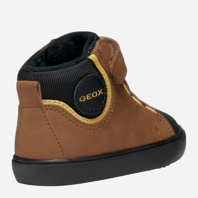 Sneakersy dziecięce wysokie dla dziewczynki ocieplane Geox B Gisli Boy B461NC-0MEFU-CR69B 22 Brązowe (8058192446368) - obraz 4