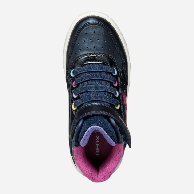Sneakersy dziecięce wysokie dla dziewczynki Geox J Skylin Girl J568WB-0PVKC-C4243 24 Granatowe (8058192430398) - obraz 6