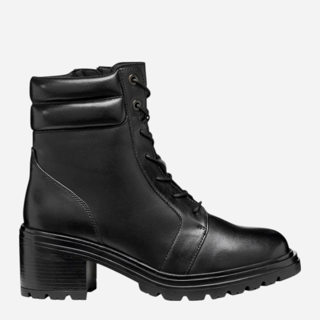 Trzewiki damskie skórzane Geox D Damiana D56QCC-043TU-C9999 37.5 Czarne (8058192444890) - obraz 1