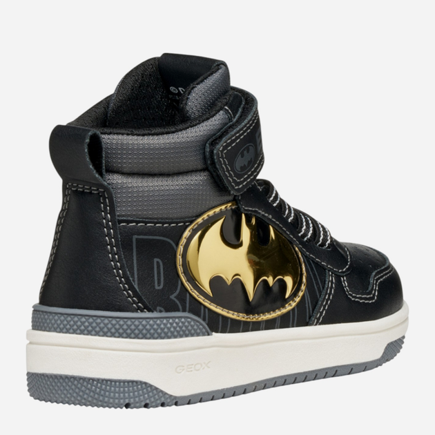 Sneakersy chłopięce wysokie Geox J Washiba Boy J56LQG-05411-C0495 30 Czarne (8058192455469) - obraz 4