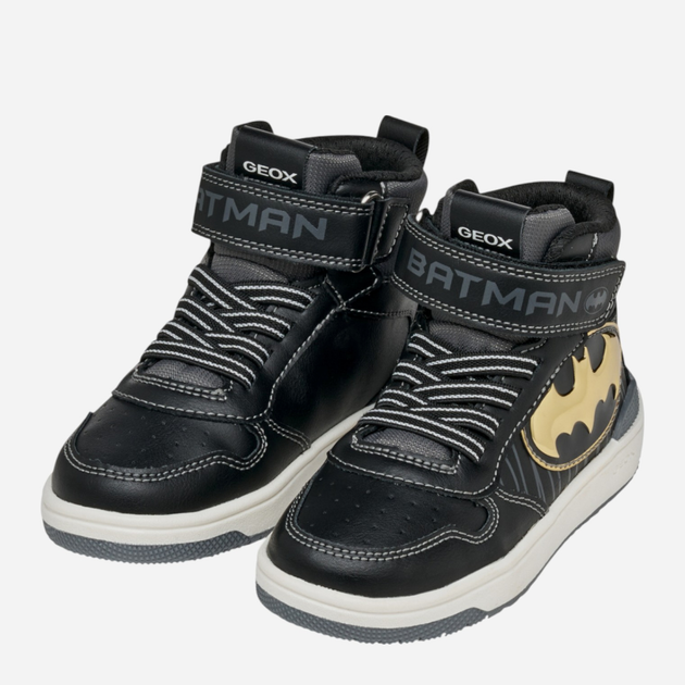 Sneakersy chłopięce wysokie Geox J Washiba Boy J56LQG-05411-C0495 30 Czarne (8058192455469) - obraz 5