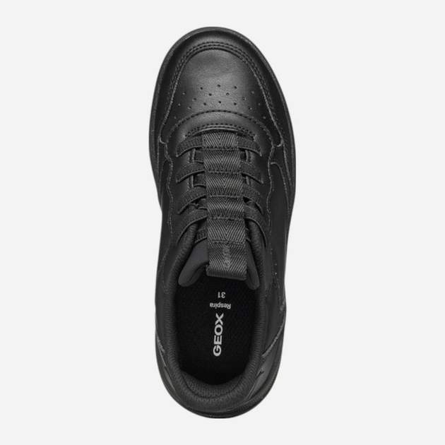 Sneakersy młodzieżowe dziewczęce niskie Geox J Washiba Fast In Bo J56NRB-0BC15-C9999 35 Czarne (8058192445514) - obraz 5