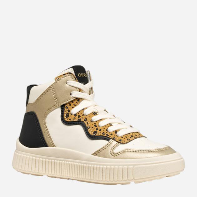 Sneakersy dziecięce wysokie dla dziewczynki Geox J Laquinny Girl J56M3B-054AJ-C1M2U 34 Beżowe (8058192518973) - obraz 2