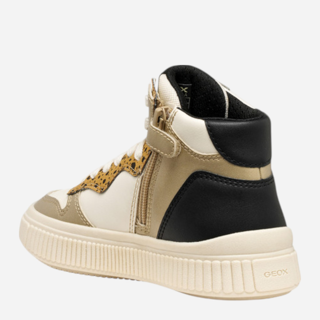 Sneakersy dziecięce wysokie dla dziewczynki Geox J Laquinny Girl J56M3B-054AJ-C1M2U 34 Beżowe (8058192518973) - obraz 3