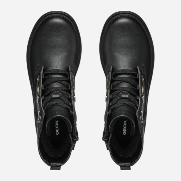 Підліткові демісезонні черевики для дівчинки Geox J Eclair Girl J569QP-000BC-C9999 35 Чорні (8058192526619) - зображення 4