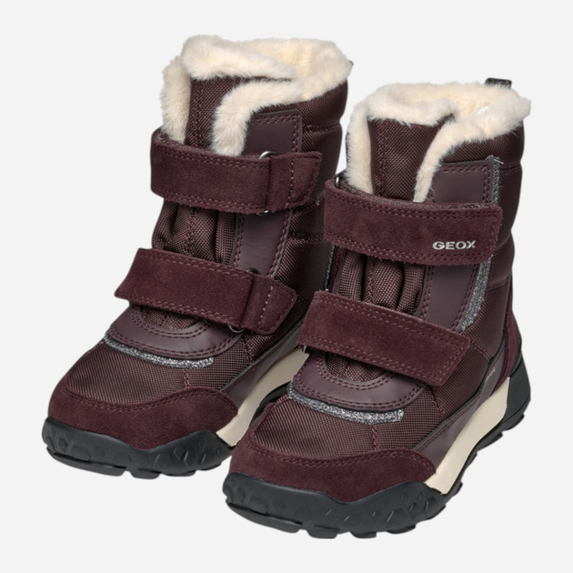 Дитячі зимові чоботи для дівчинки Geox J Trekkyup Girl B Ab J46M7E-08V22-C7357 25 Фіолетові (8058192503870) - зображення 5