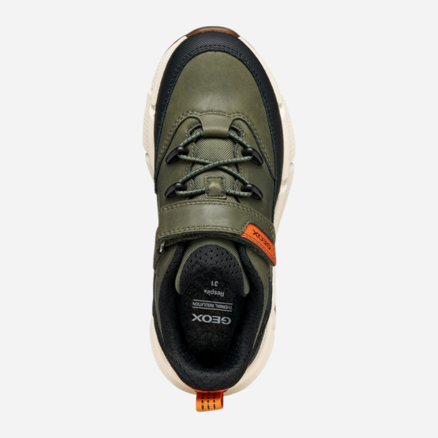 Дитячі кросівки для хлопчика Geox J Flexyper Plus Boy J56LCA-0MEFU-C3009 28 Хакі (8058192429705) - зображення 6