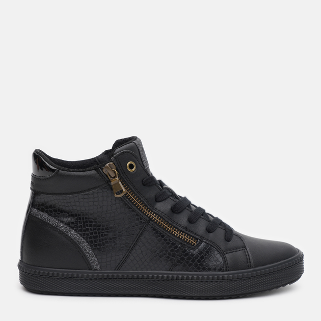 Sneakersy damskie wysokie Geox D Blomiee D166HB-00454-C9999 40 Czarne (8050036166944) - obraz 1