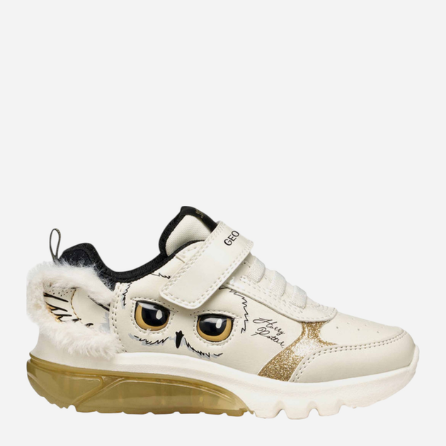 Sneakersy dziecięce dla dziewczynki na rzepy Geox J Ciberdron Girl J56LPA-0BCKN-C1M2U 31 Białe (8058192455766) - obraz 1