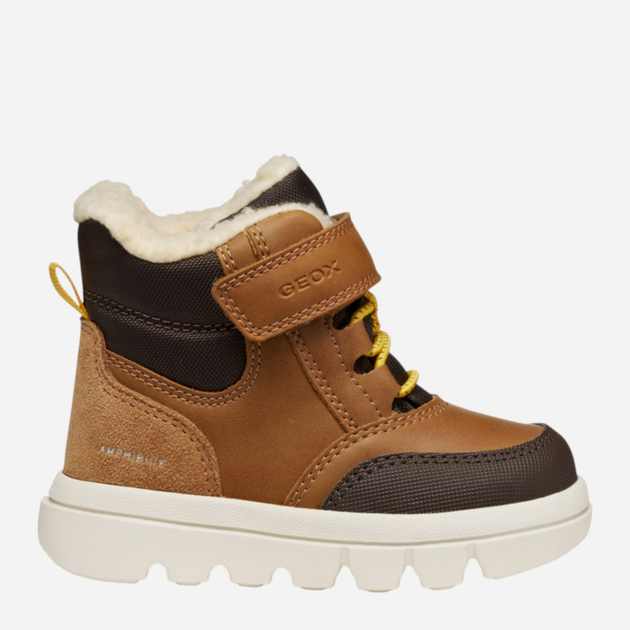 Дитячі зимові чоботи для хлопчика Geox B Willaboom Boy B Ab B365BC-0ME22-C6654 25 Коричневі (8058192458309) - зображення 1
