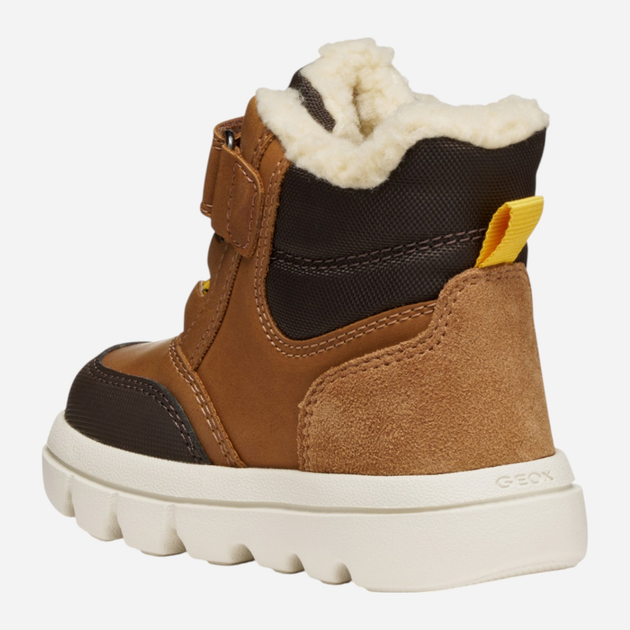 Дитячі зимові чоботи для хлопчика Geox B Willaboom Boy B Ab B365BC-0ME22-C6654 22 Коричневі (8058192458279) - зображення 3