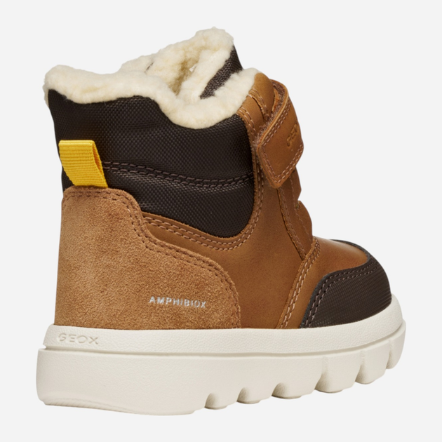 Дитячі зимові чоботи для хлопчика Geox B Willaboom Boy B Ab B365BC-0ME22-C6654 26 Коричневі (8058192458316) - зображення 4