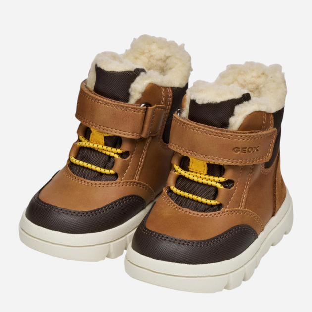 Дитячі зимові чоботи для хлопчика Geox B Willaboom Boy B Ab B365BC-0ME22-C6654 25 Коричневі (8058192458309) - зображення 5