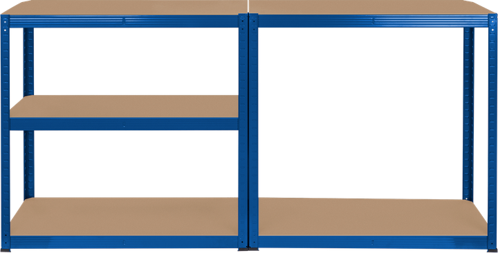 Regał metalowy Rebel RB-1251BL 180 x 90 x 40 cm Niebieski (5901890104029) - obraz 2