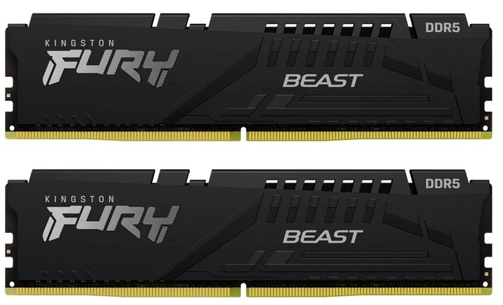 Пам'ять ПК Kingston DDR5 32GB KIT (16GBx2) 5600 FURY Beast EXPO