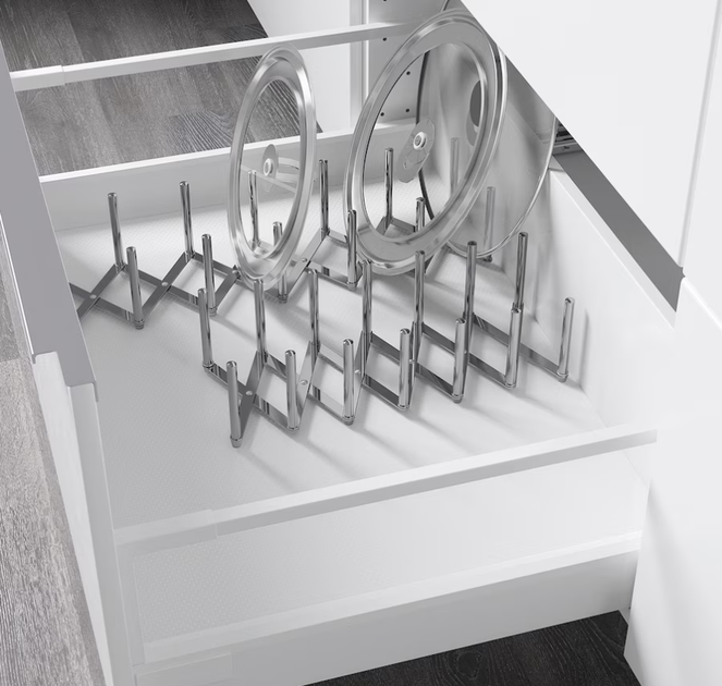 Тримач для кришок, підставка для кришок нержавіюча сталь IKEA VARIERA, 701.548.00 - изображение 2
