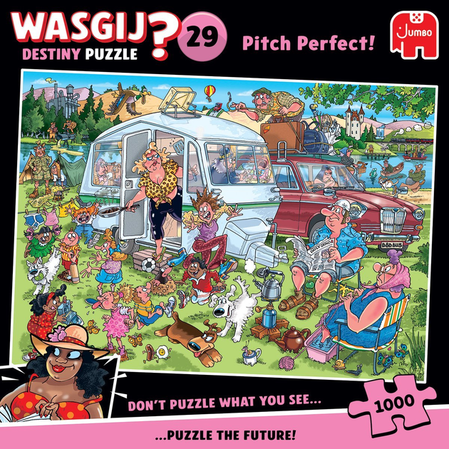 Puzzle Jumbo Wasgij Destiny 29 Pitch Perfect! 68x49 cm 1000 elementów (1289147) (8721017602866) - obraz 1