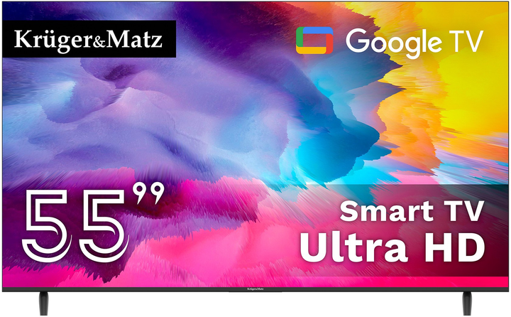 Телевізор Kruger&Matz 55" KM0255UHD-G (5901890119153) - зображення 1