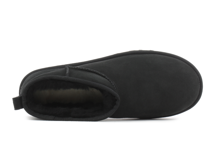 Жіночі уггі Ультра Міні Чорні Замшеві UGG Classic Ultra Mini Black Suede (40, чорний) - изображение 4