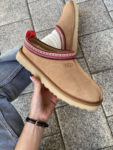 Жіночі уггі Сліппер Ультра Міні Платформа Помаранчеві Ugg Tasman Chestnut Slipper (37, помаранчевий) - Фото 6 Жіночі уггі Сліппер Ультра Міні Платформа Помаранчеві Ugg Tasman Chestnut Slipper (37, помаранчевий) - изображение 6