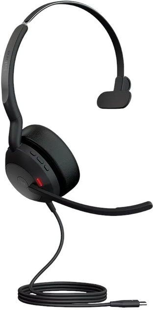 Słuchawki Jabra Evolve2 50 Mono UC USB-C Black (25089-889-899) - obraz 1