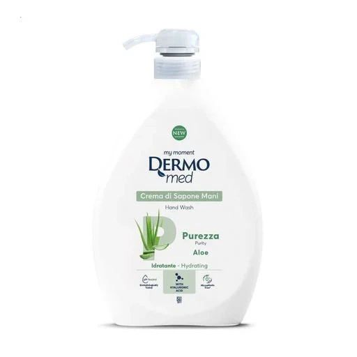 Крем-мило для рук Dermomed aloe 1000 мл - Фото 1 Крем-мило для рук Dermomed aloe 1000 мл - изображение 1