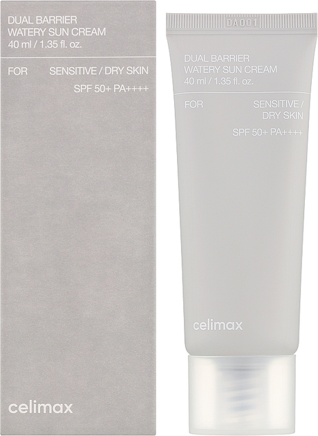 Сонцезахисний крем для обличчя Celimax Dual Barrier Watery SPF50 40 мл (8809686388172) - зображення 2