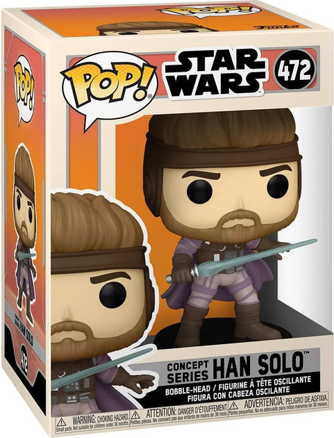 Figurka Funko Pop! Disney Star Wars Concept Series Han Solo 472 Bobble-Head (889698567671) - obraz 1