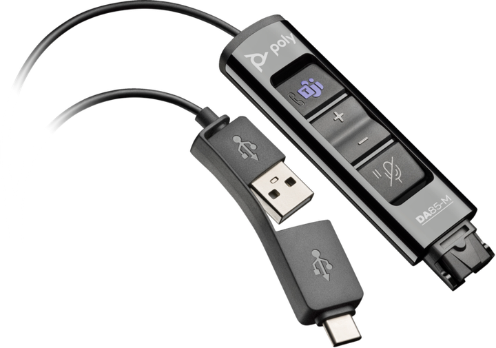 Adapter HP Poly DA85-M USB-QD (786C8AA) - obraz 1