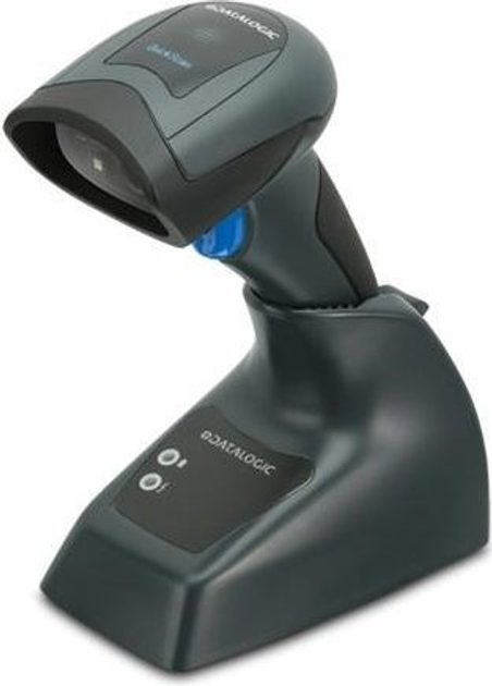 Skaner kodów kreskowych 2D Datalogic QuickScan I QBT2430 z czarną podstawą (QBT2430-BK-BTK1) - obraz 1