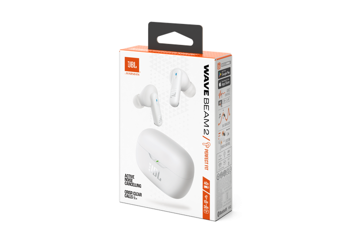 Наушники JBL Wave Beam 2 (JBLWBEAM2WHT) белые - Фото 8 Наушники JBL Wave Beam 2 (JBLWBEAM2WHT) белые - изображение 8