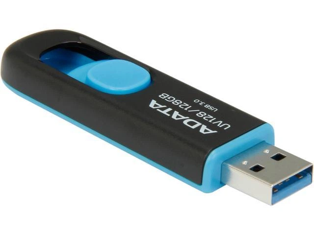 Флеш накопитель 128ГБ - USB 3.0 3.2 - A-DATA UV 128 (AUV128-128G-RBE) - Фото 1 Флеш накопитель 128ГБ - USB 3.0 3.2 - A-DATA UV 128 (AUV128-128G-RBE) - изображение 1