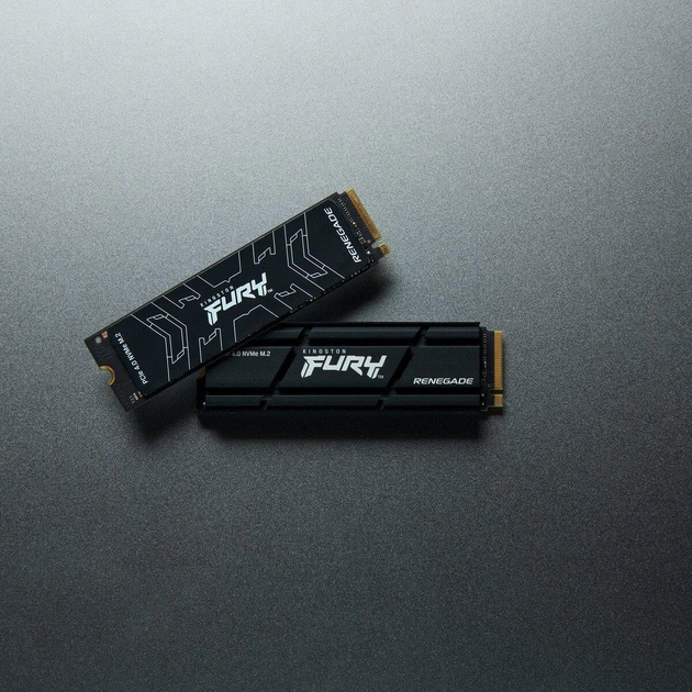 Накопитель SSD M.2 Kingston FURY Renegade with Heatsink 4TB 2280 NVMe (SFYRDK/4000G) - Фото 6 Накопитель SSD M.2 Kingston FURY Renegade with Heatsink 4TB 2280 NVMe (SFYRDK/4000G) - изображение 6