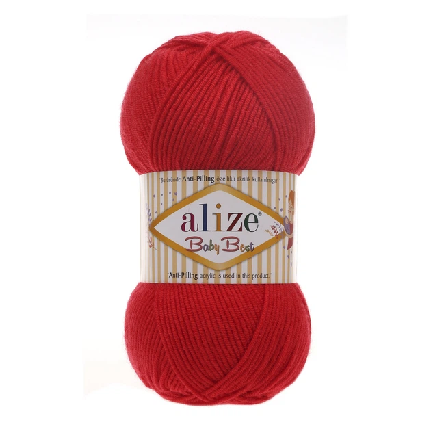Пряжа Alize Baby Best 56 - Фото 1 Пряжа Alize Baby Best 56 - изображение 1