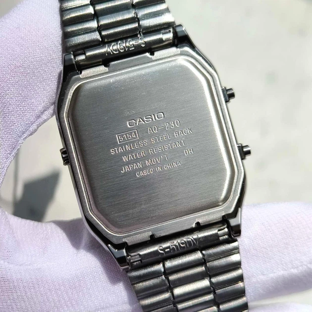Наручные часы Casio Vintage AQ-230GG-9A - Фото 3 Наручные часы Casio Vintage AQ-230GG-9A - изображение 3