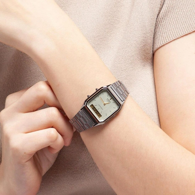 Наручные часы Casio Vintage AQ-230GG-9A - Фото 7 Наручные часы Casio Vintage AQ-230GG-9A - изображение 7