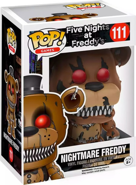 Фігурка Funko Pop! Five Nights at Freddys Nightmare Freddy 9 см (889698110648) - зображення 1