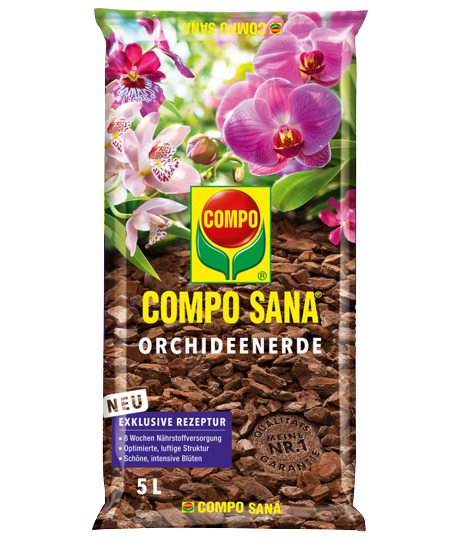 Торфосуміш Compo Sana для орхідей 5 л (1611) - Фото 1 Торфосуміш Compo Sana для орхідей 5 л (1611) - изображение 1