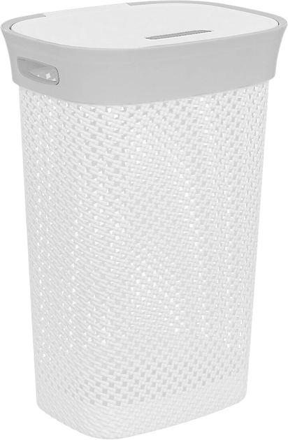 Кошик для білизни 5five Simply Smart Hamper білий 60 л (3560233510501) - зображення 1