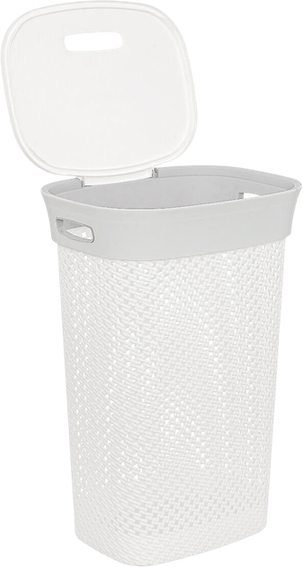 Кошик для білизни 5five Simply Smart Hamper білий 60 л (3560233510501) - зображення 2