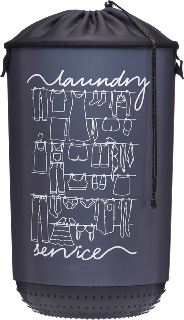 Кошик для білизни Kipit Clothes Line закритий 40 л (8430852185938) - зображення 1