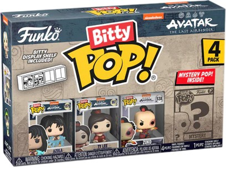Набір фігурок-сюрприз Funko Bitty POP Avatar The Last Airbender Azula 2.2 см 4 шт (889698730570) - зображення 1