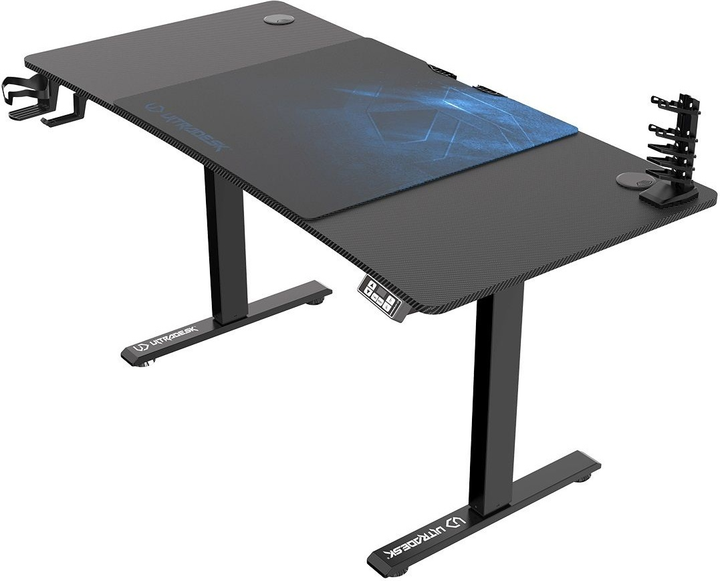 Biurko gamingowe ULTRADESK Level V2 Blue (UDESK-LVA-BL) - obraz 3