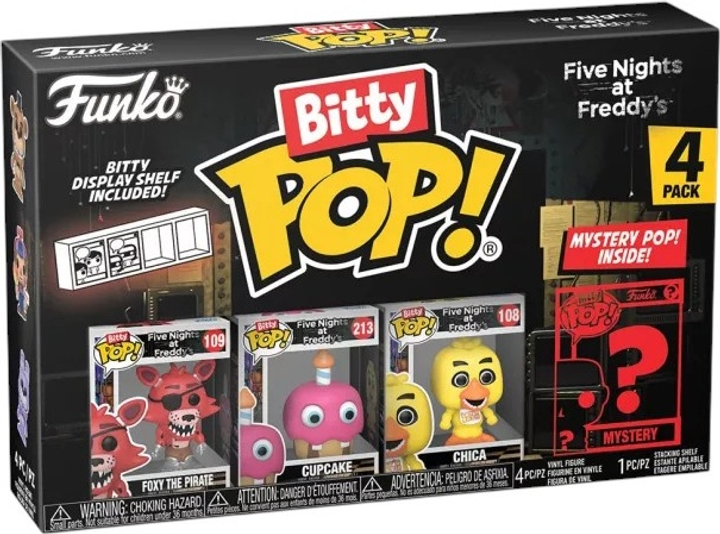 Zestaw figurek-niespodzianek Funko Bitty POP Five Nights at Freddys Foxy 4 szt (0889698730457) - obraz 1