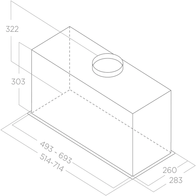 Полновстраиваемая вытяжка Elica LANE SENSOR @ IX/A/72 - изображение 4